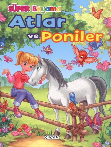 Atlar ve Poniler - Süper Boyama için detaylar