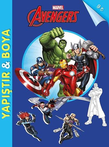 Marvel Avengers-Yapıştır ve Boya için detaylar