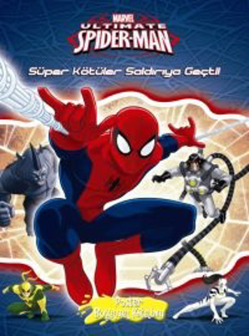Marvel Ultimate Spider-Man Poster Boyama Kitabım için detaylar